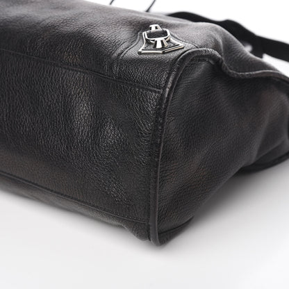 Balenciaga Chevre Silver Metallic Edge Hardware City Black 8 of 9