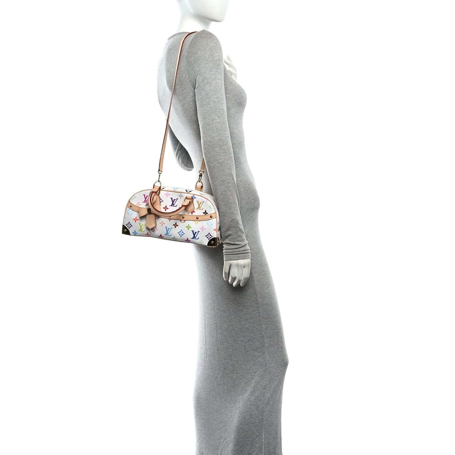 Louis Vuitton LV x TM Monogram Multicolor East West White White 2 of 9