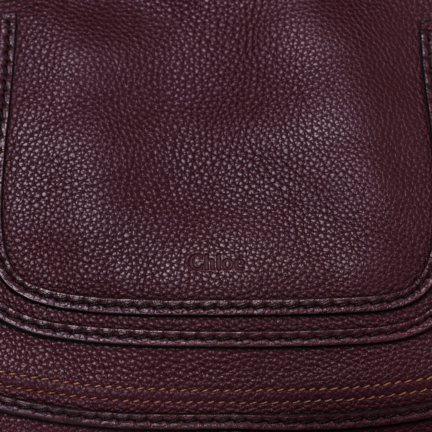 Chloe Calfskin Medium Marcie Satchel Dark Velvet 8 of 13