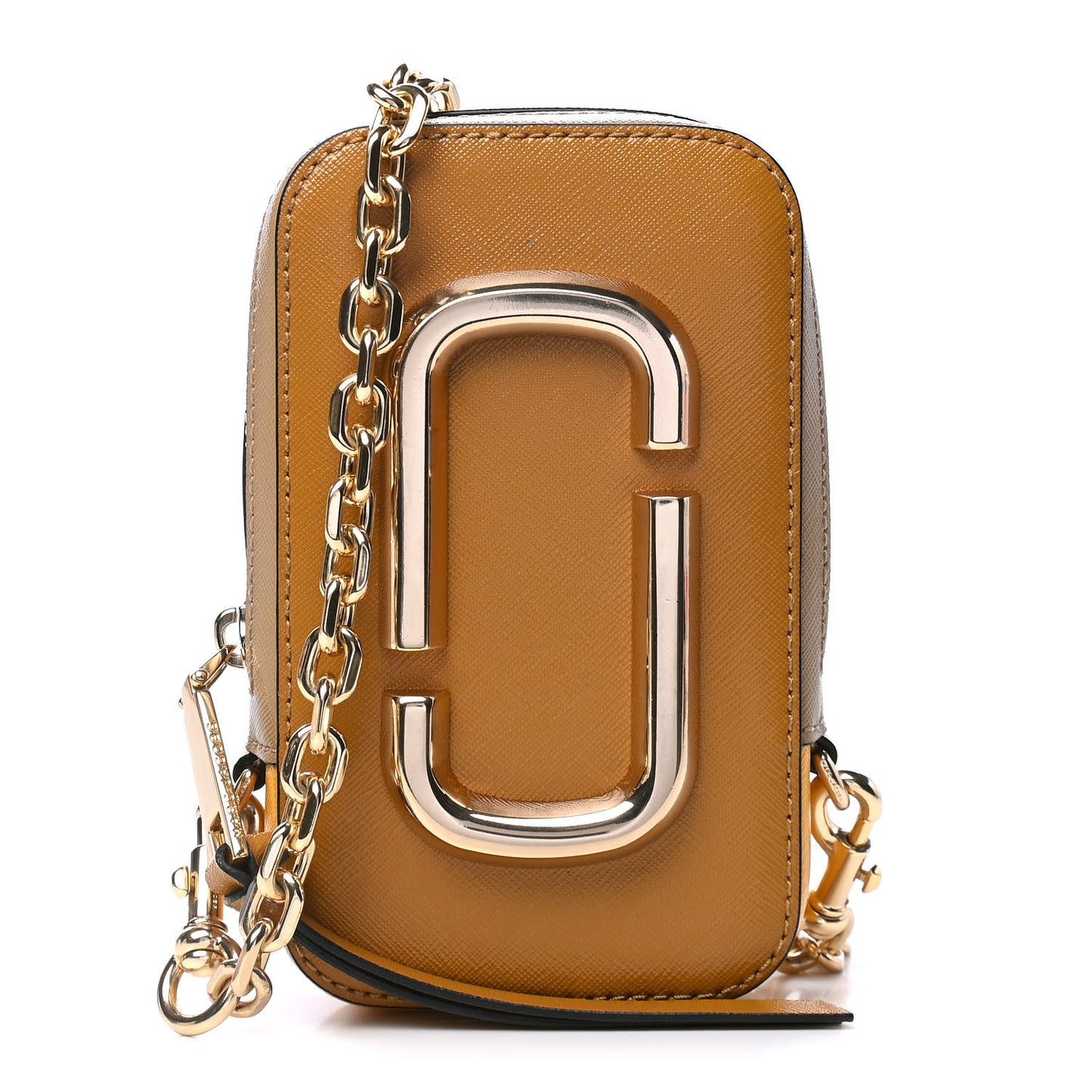 Saffiano The Hot Shot Crossbody Mustard