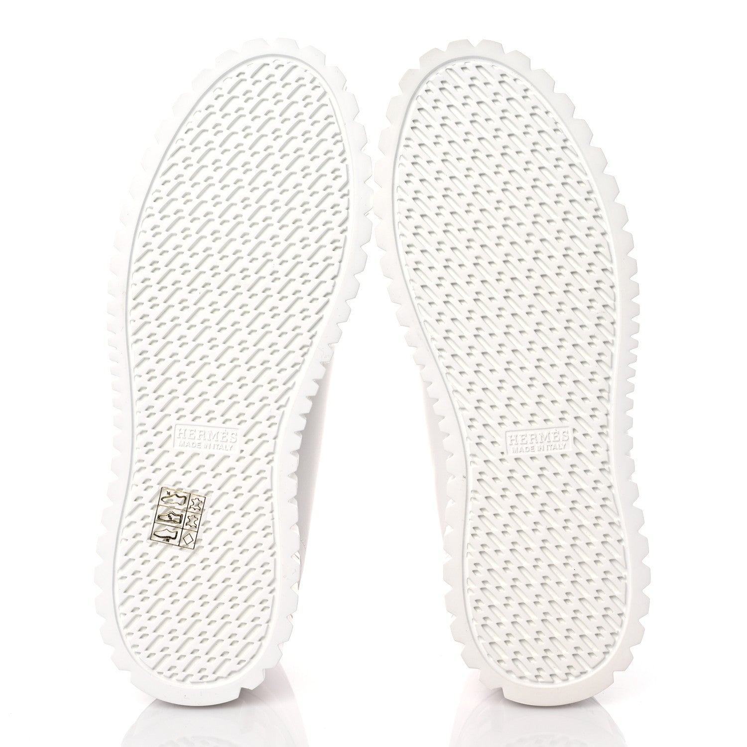 Hermes Calfskin Womens Climb Sneakers 37 White 5 of 9