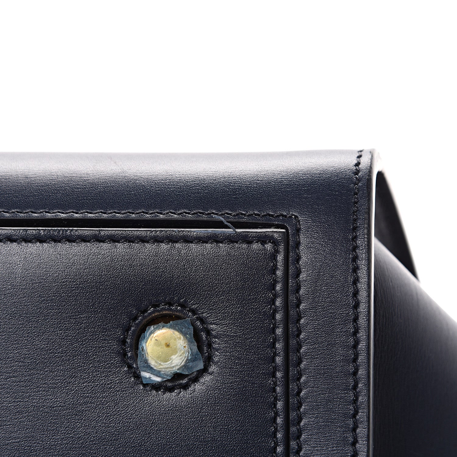 Celine Smooth Calfskin Small Tie Knot Tote Midnight 10 of 13