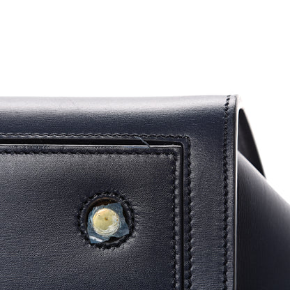 Celine Smooth Calfskin Small Tie Knot Tote Midnight 10 of 13