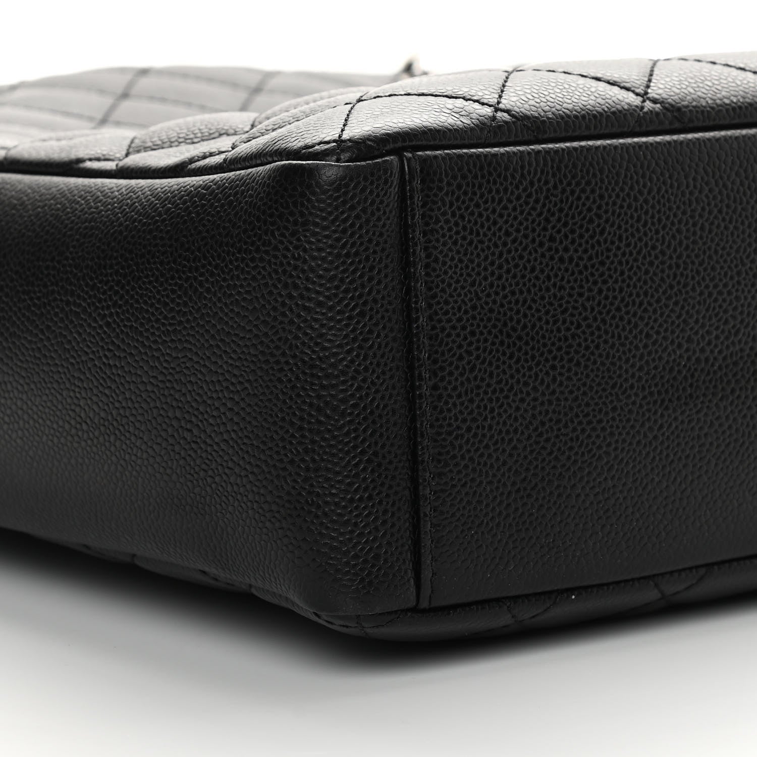 Chanel Caviar Quilted Vertical Grand Shopping Tote GST Black 9 of 12