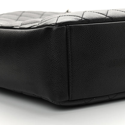 Chanel Caviar Quilted Vertical Grand Shopping Tote GST Black 9 of 12
