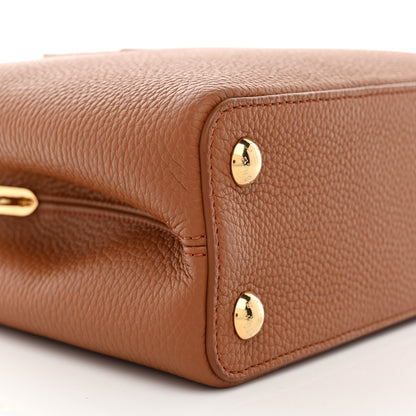 Louis Vuitton Taurillon Capucines BB Tan 9 of 11