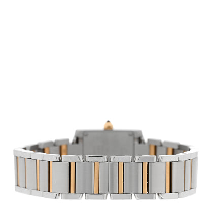 Cartier Stainless Steel 18K Yellow Gold 20mm Tank Francaise Quartz Watch 3 of 5