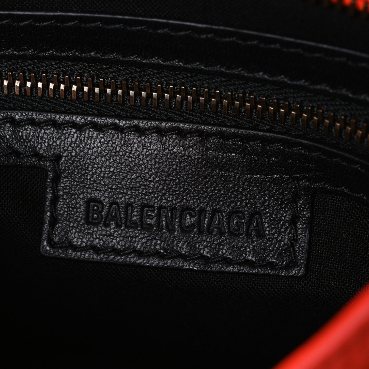 Balenciaga Agneau Arena Classic Hardware Mini City Pop Orange 5 of 9