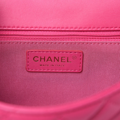 Chanel Lambskin Quilted Medium Mademoiselle Chic Flap Pink 6 of 11