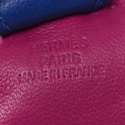 Hermes Milo Lambskin Grigri Rodeo Horse Bag Charm PM  Rose Pourpre Bleu Electrique Malachite 3 of 3