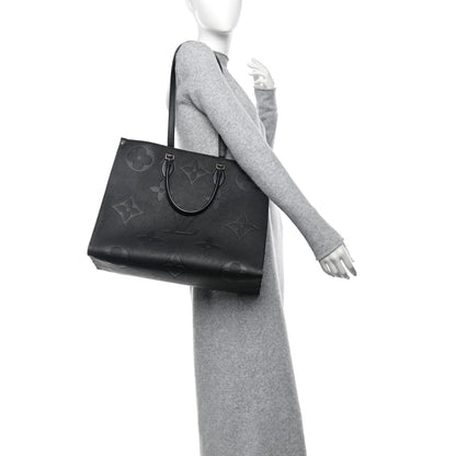 Louis Vuitton Empreinte Monogram Giant Onthego GM Black 2 of 9