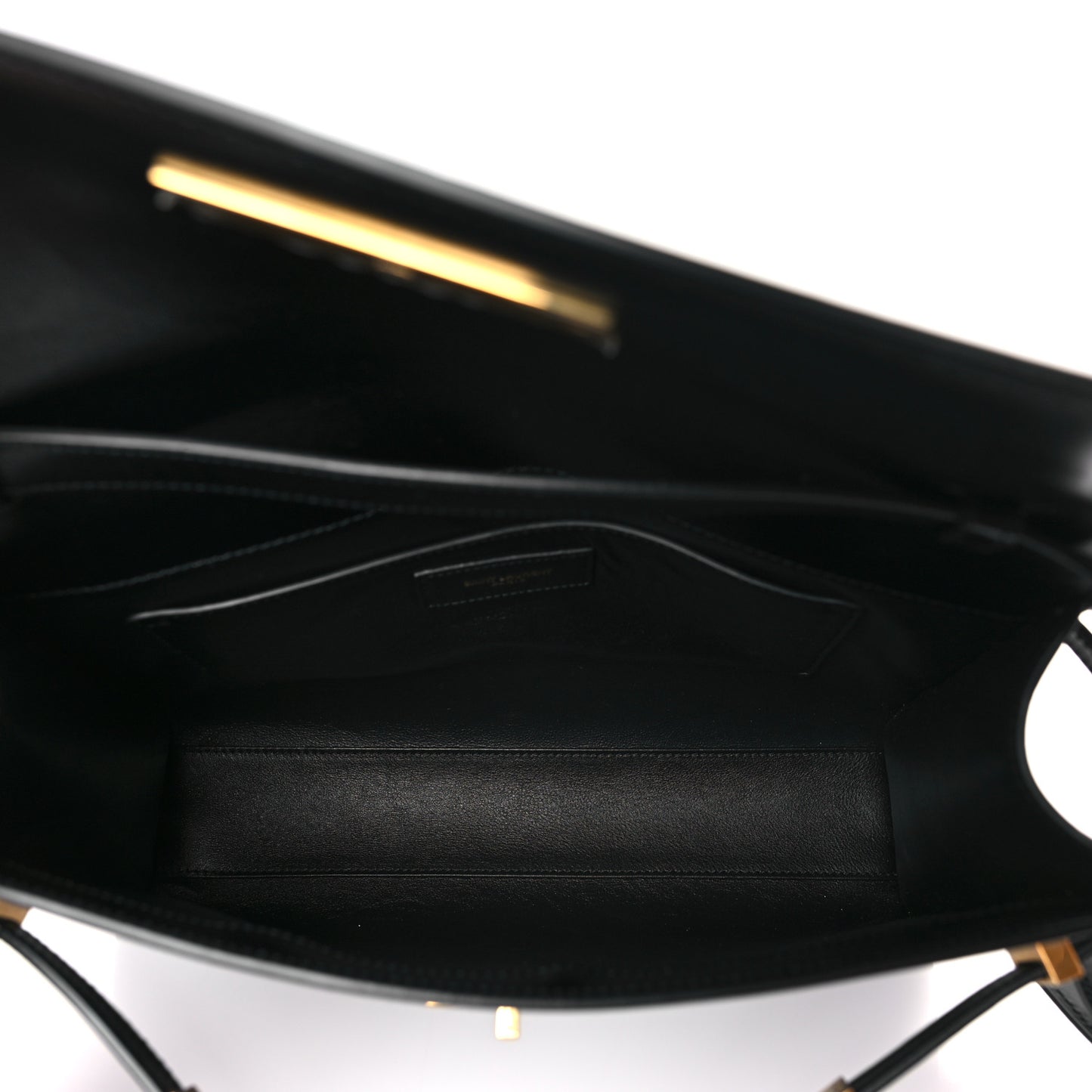Smooth Calfskin Manhattan Shoulder Bag Black