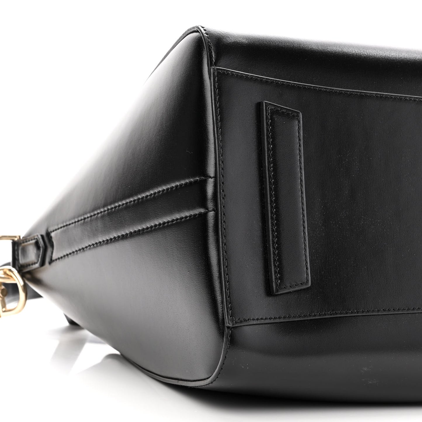 Shiny Lord Calfskin Medium Antigona Black