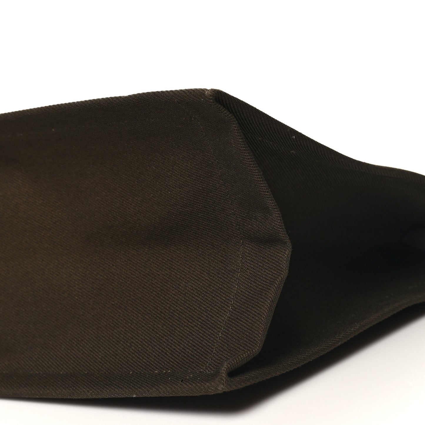 Linen Calfskin Rive Gauche Tote Khaki