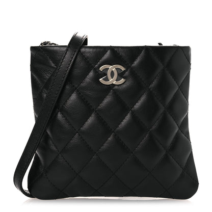Chanel Lambskin Quilted Crossbody Bag Black 1 of 12