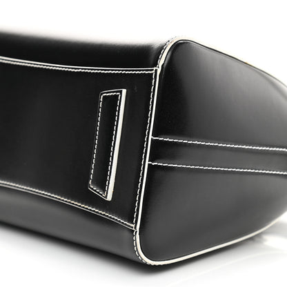 Givenchy Calfskin Contrast Topstitch Small Antigona Black White 9 of 10