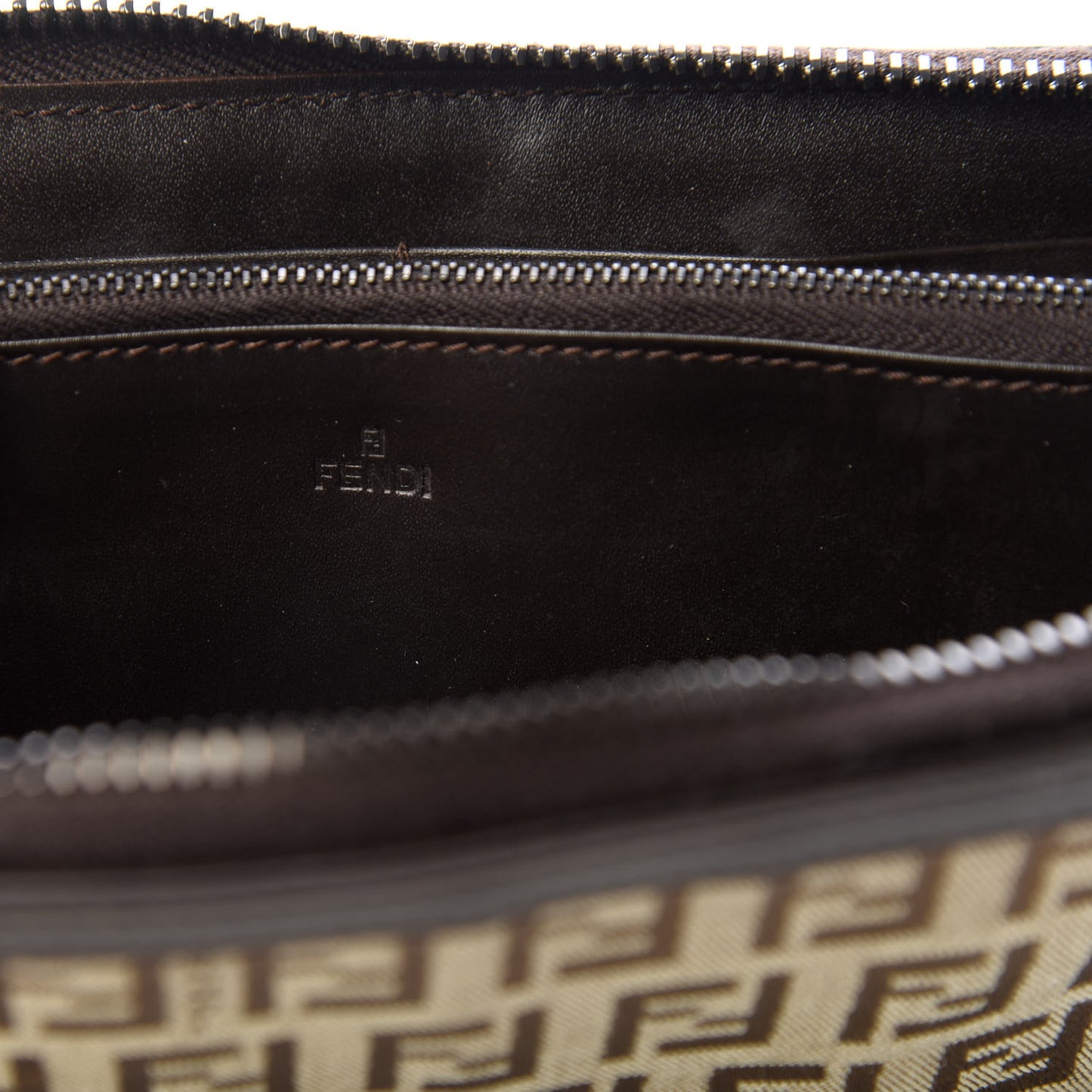 Zucchino Zip Around Wallet Dark Brown