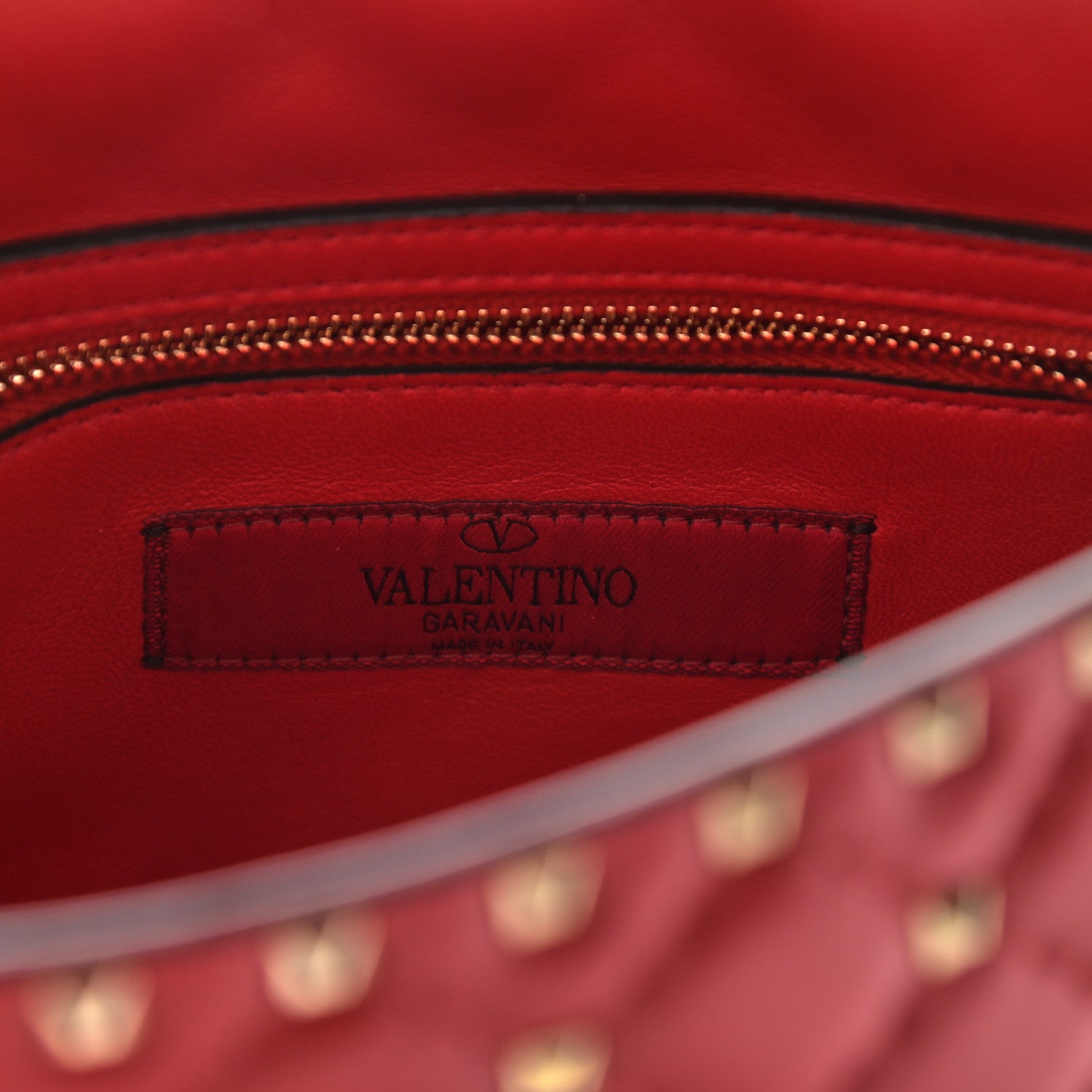 Valentino Garavani Nappa Medium Rockstud Spike Shoulder Bag Rosso Valentino 6 of 11