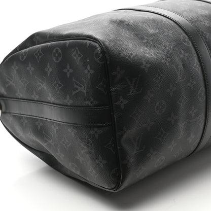 Louis Vuitton Monogram Eclipse Keepall Bandouliere 45 8 of 9