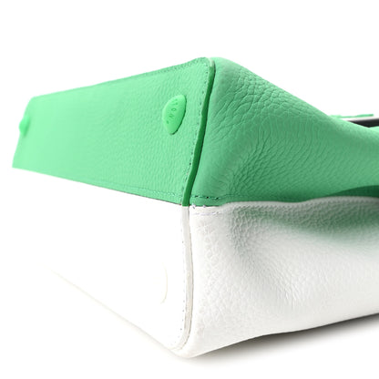 Louis Vuitton Taurillon Daniel Buren Artycapucines MM Green White 9 of 9