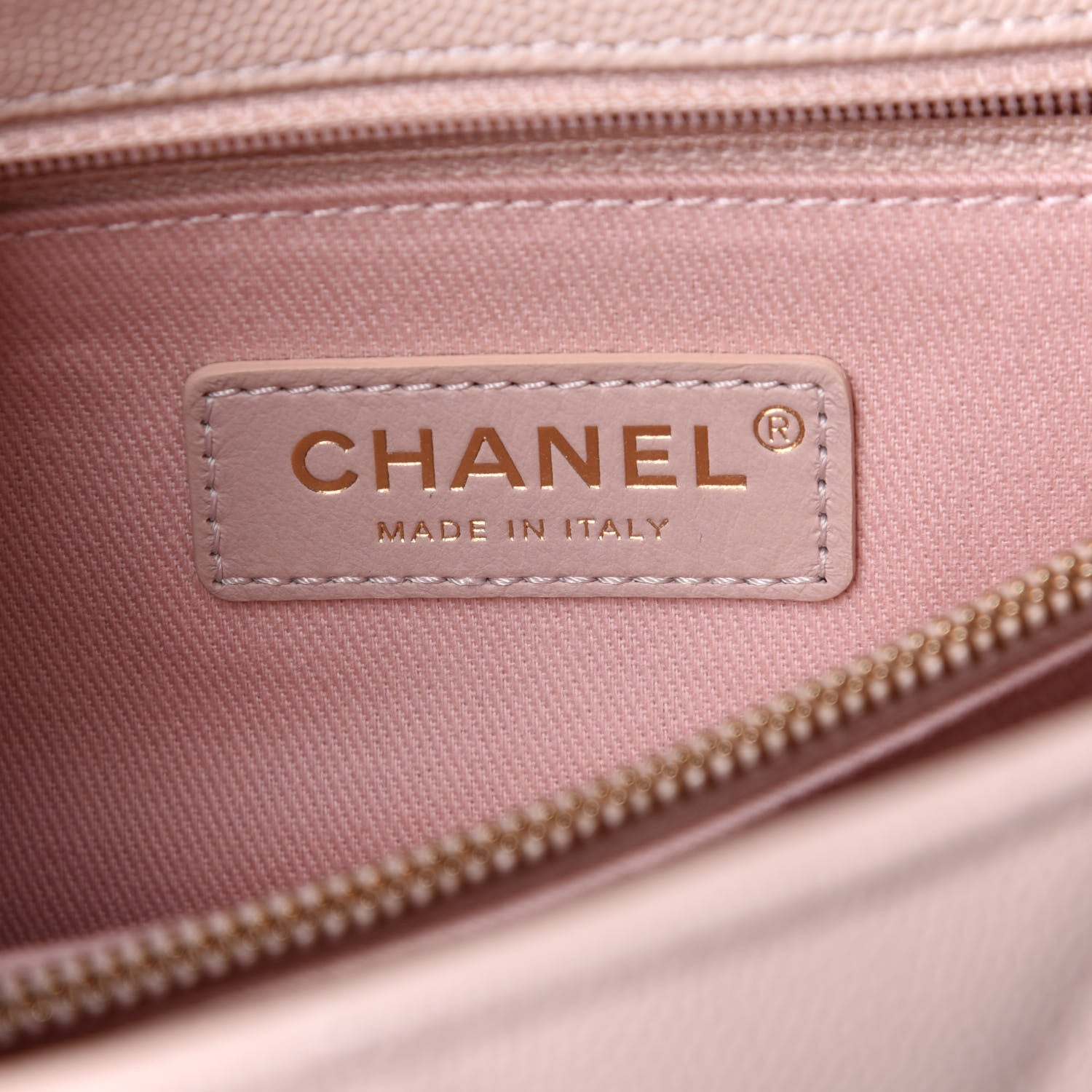 Chanel Caviar Lizard Embossed Chevron Quilted Small Coco Handle Flap Beige 6 of 11