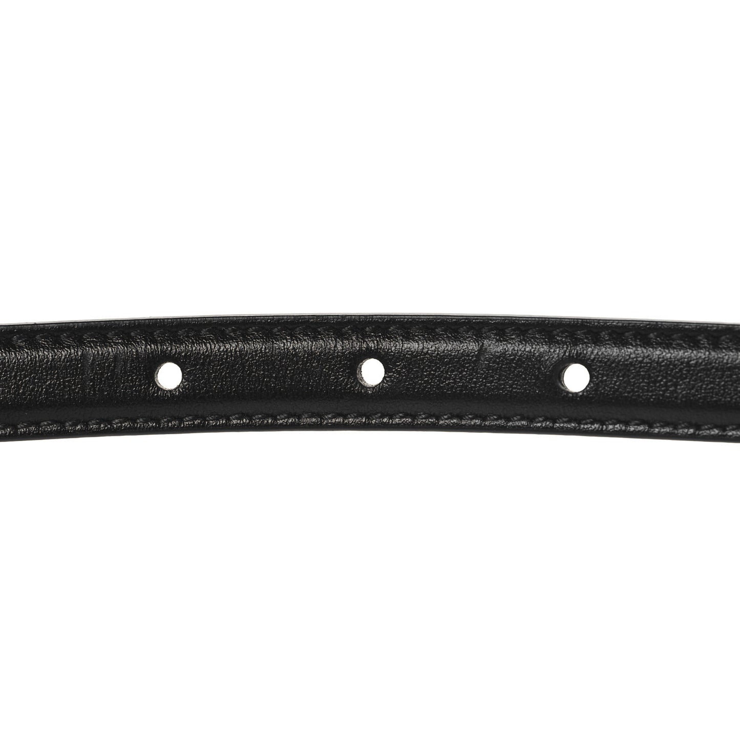 Plutone Calfskin Gucci Buckle 20mm Thin Belt 100 40 Black