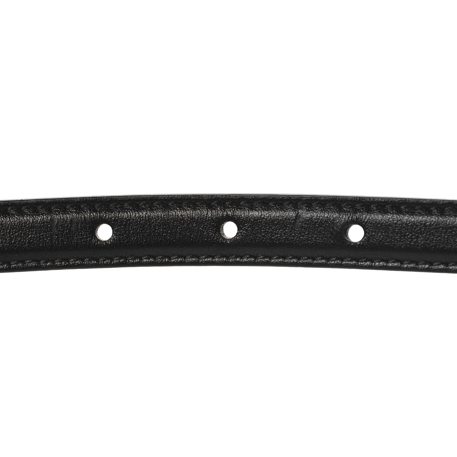 Gucci Plutone Calfskin Gucci Buckle 20mm Thin Belt 100 40 Black 3 of 5