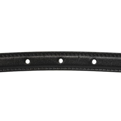 Gucci Plutone Calfskin Gucci Buckle 20mm Thin Belt 100 40 Black 3 of 5