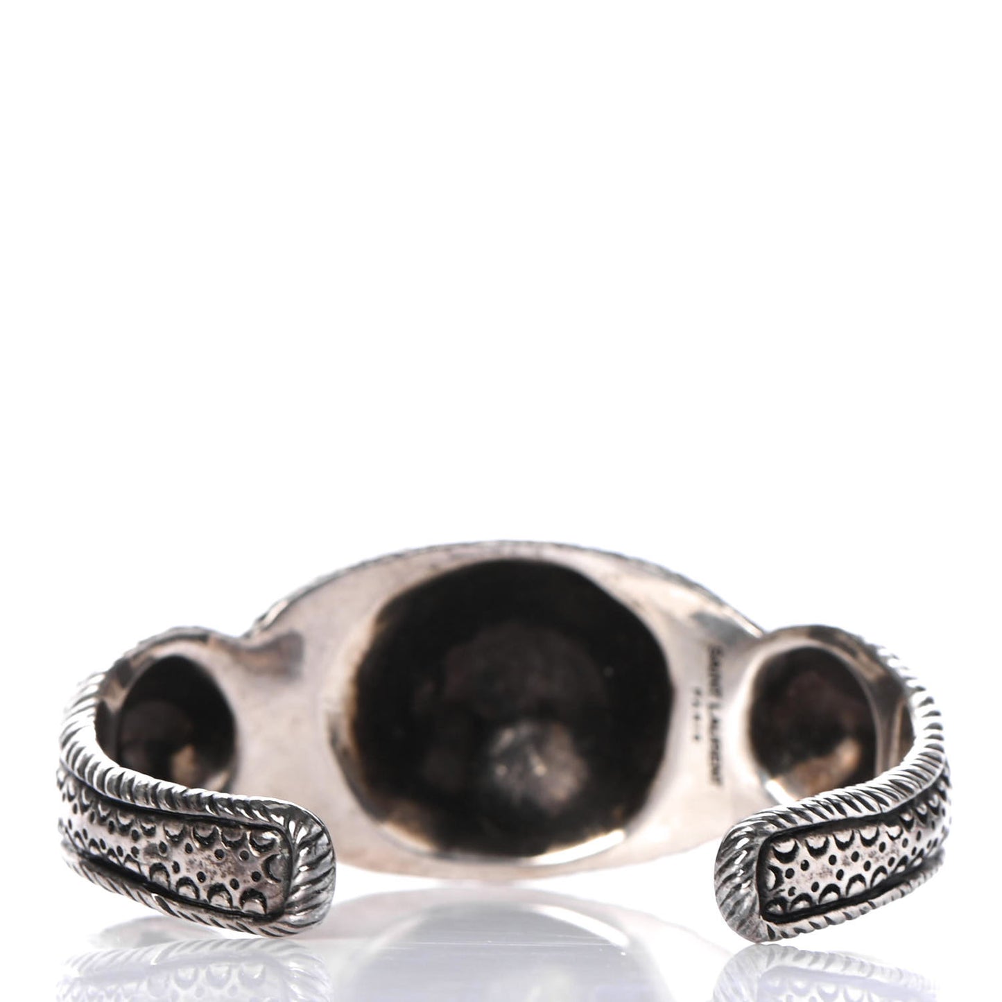 Metallic Turquoise Navajo Cuff Bracelet Silver