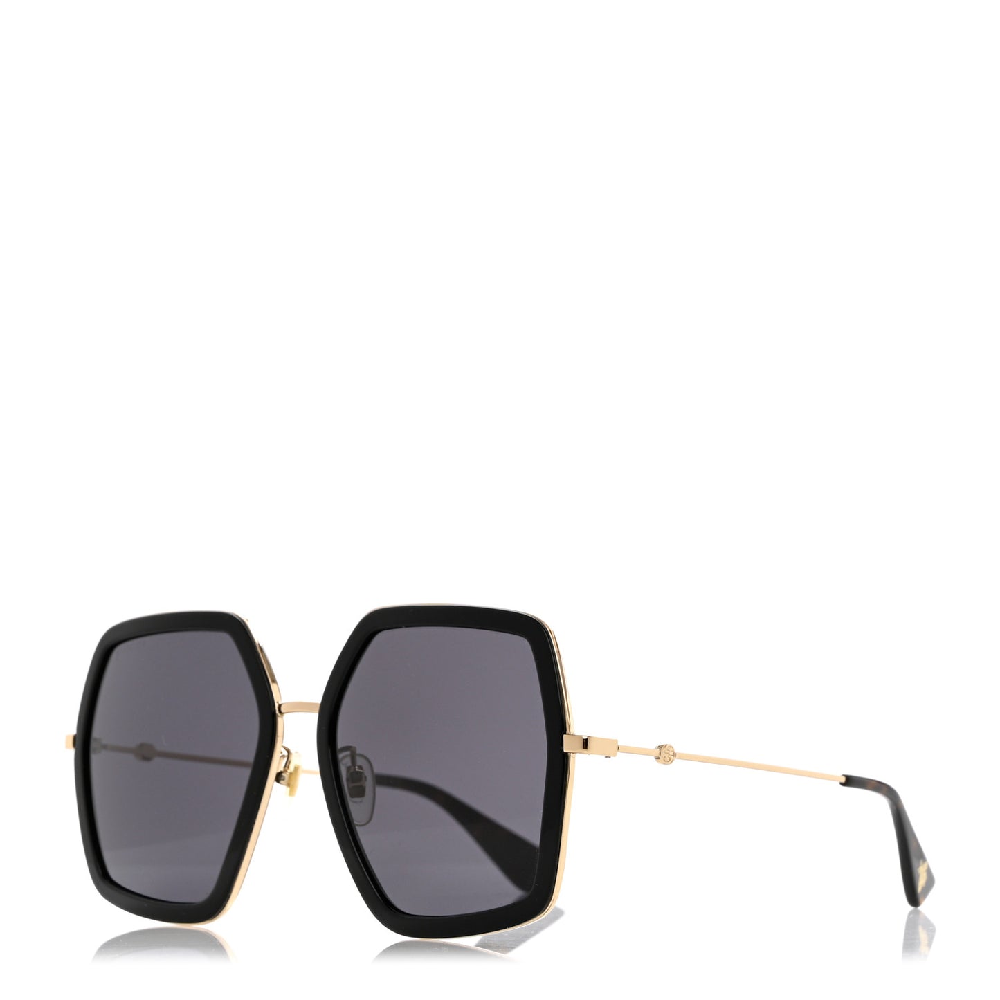 Acetate Oversize Square Frame GG0106S Sunglasses Black