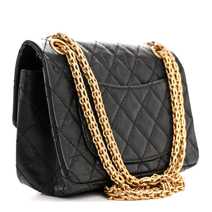 Chanel Aged Calfskin Quilted 2.55 Reissue Mini Flap Black 3 of 10