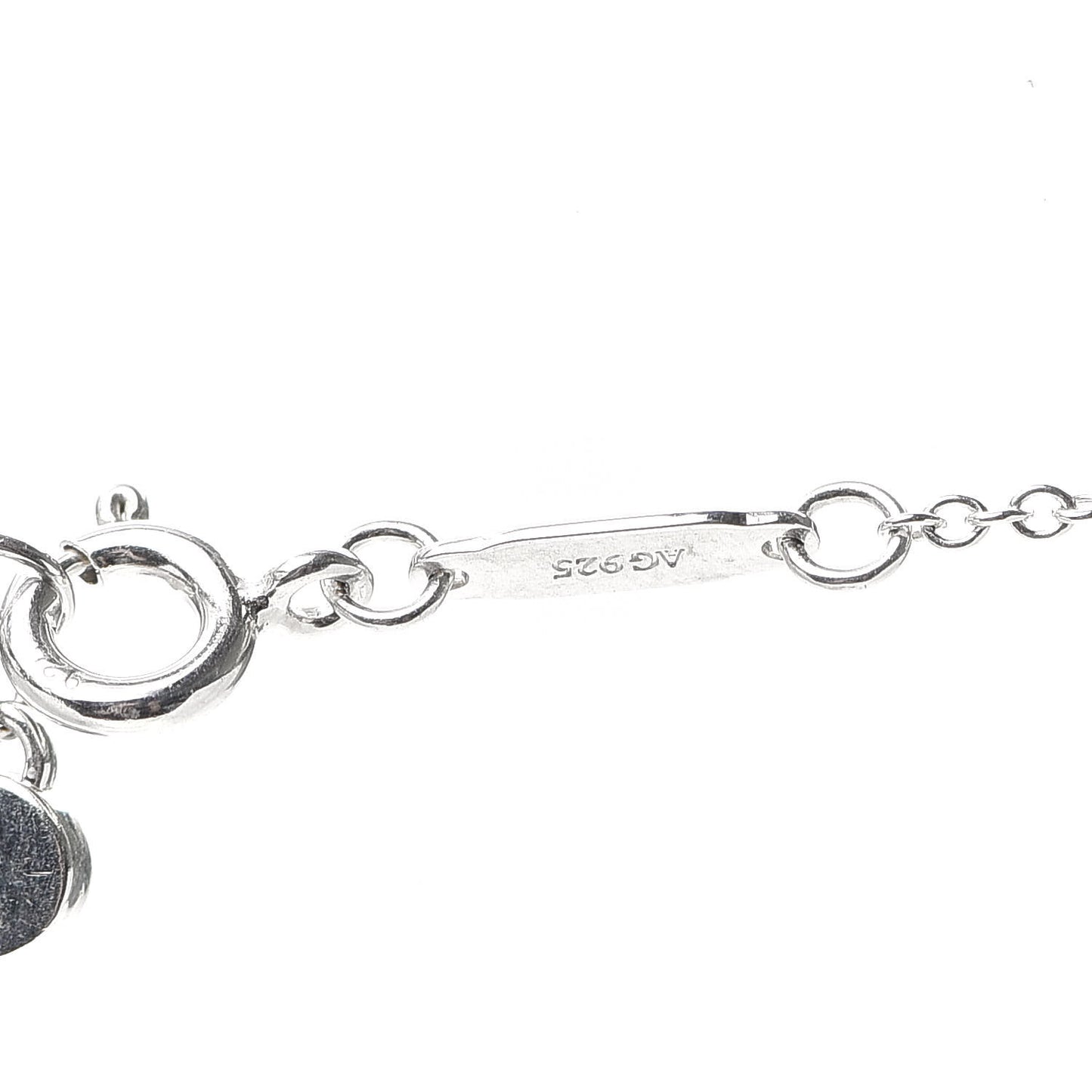 Sterling Silver Enamel Return to Love Heart Necklace Blue