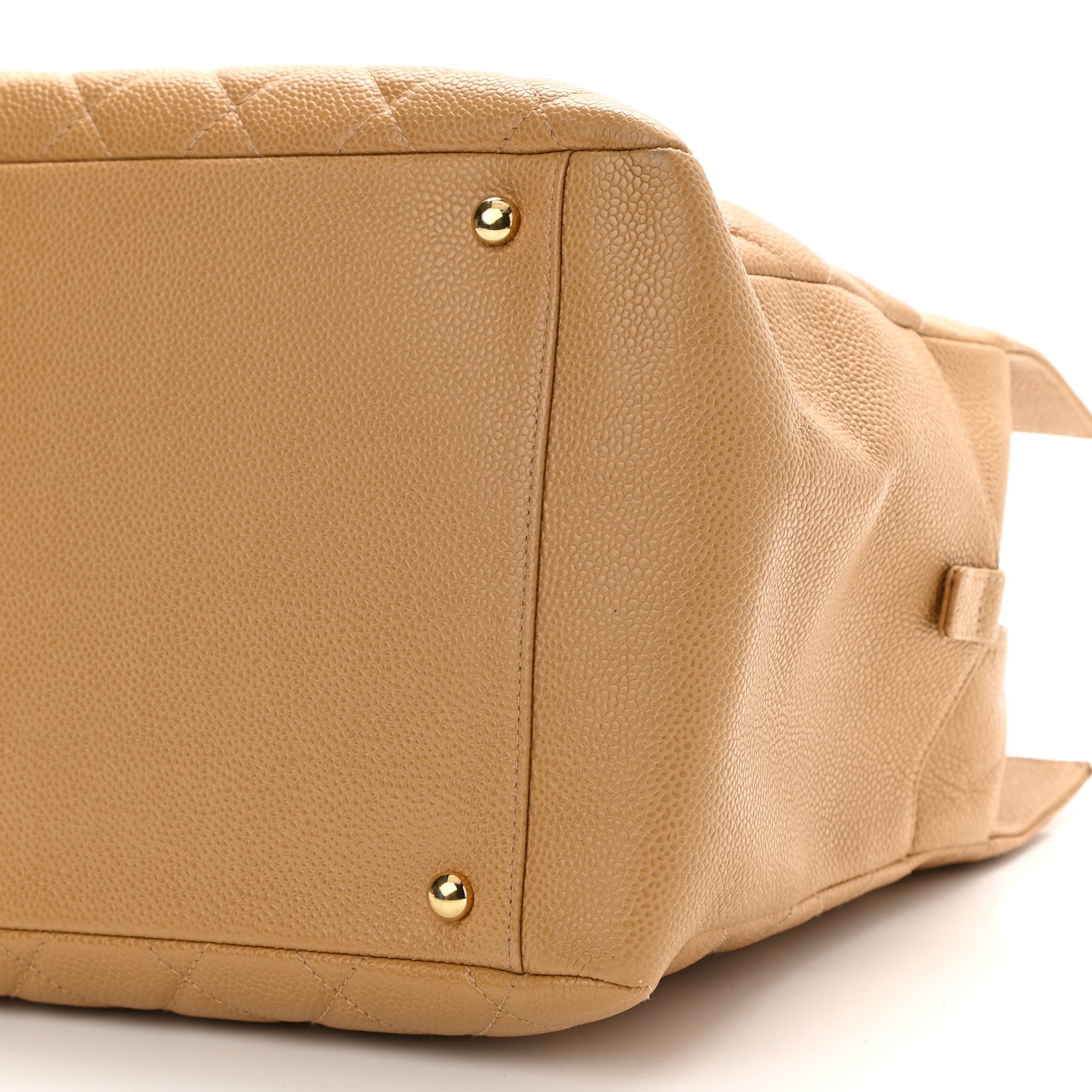 Chanel Caviar Quilted Grand Timeless Tote GTT Beige 10 of 15