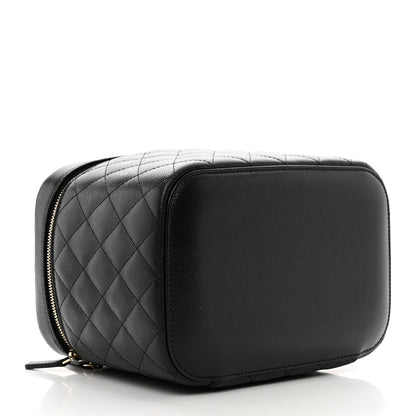 Chanel Caviar Quilted Large Vanity Pouch Black 4 of 7
