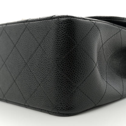 Chanel Caviar Quilted Jumbo Double Flap Black 10 of 11