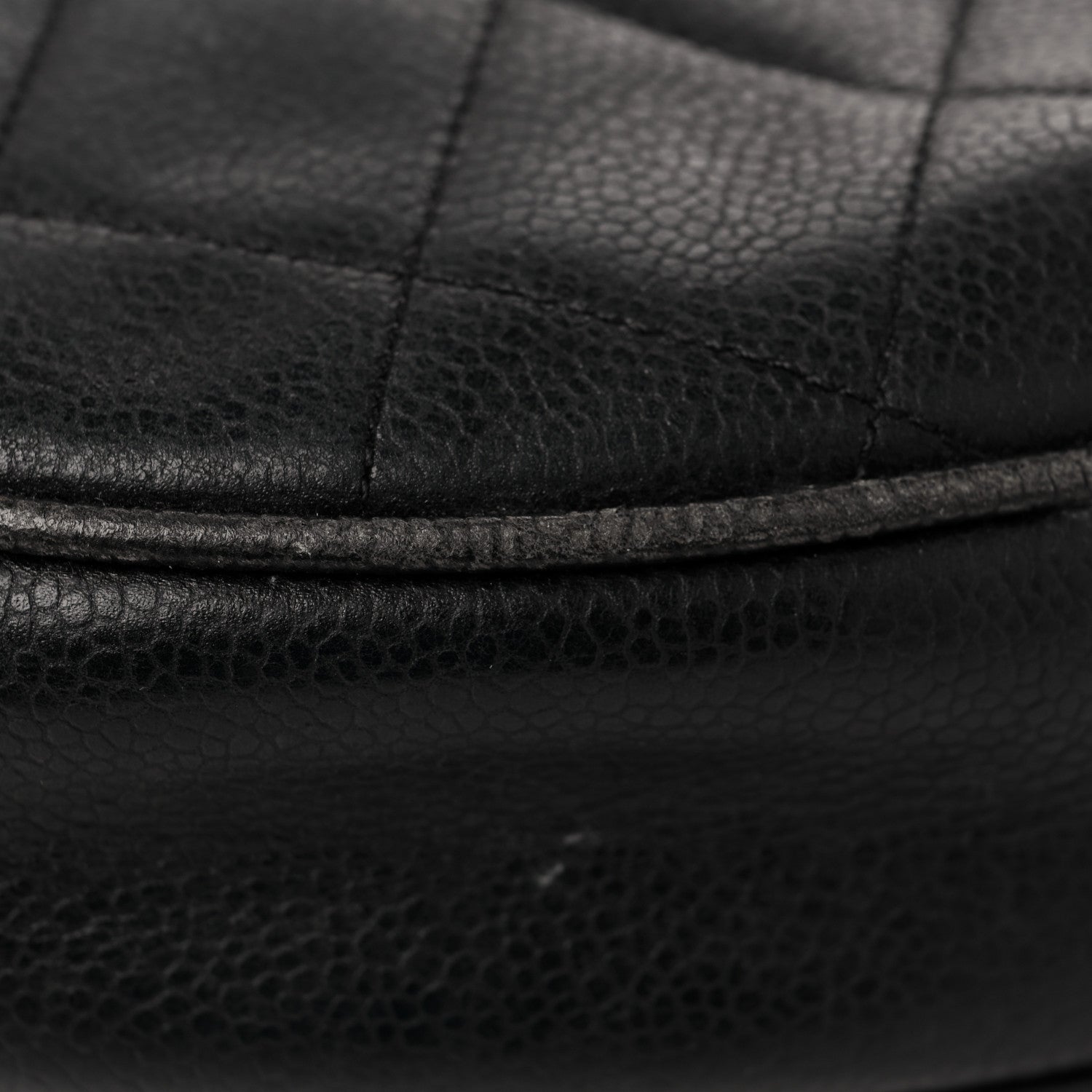 Chanel Caviar Quilted Round Shoulder Bag Black 9 of 15