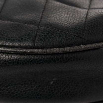 Chanel Caviar Quilted Round Shoulder Bag Black 9 of 15