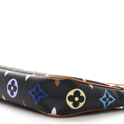 Louis Vuitton Monogram Multicolor Pochette Accessories Black 9 of 11