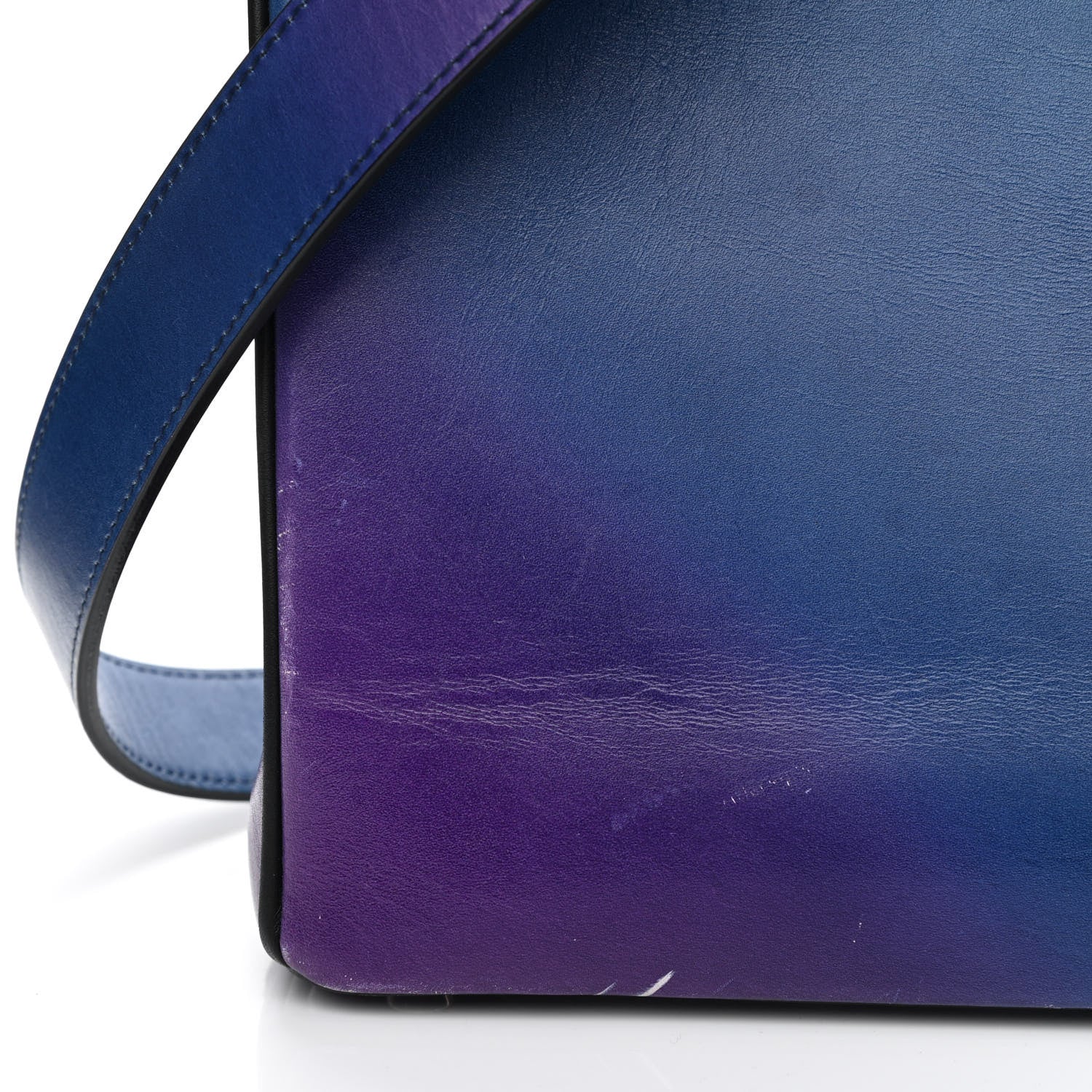 Christian Dior Box Calfskin Gradient Medium Diorissimo Blue Violet 13 of 18