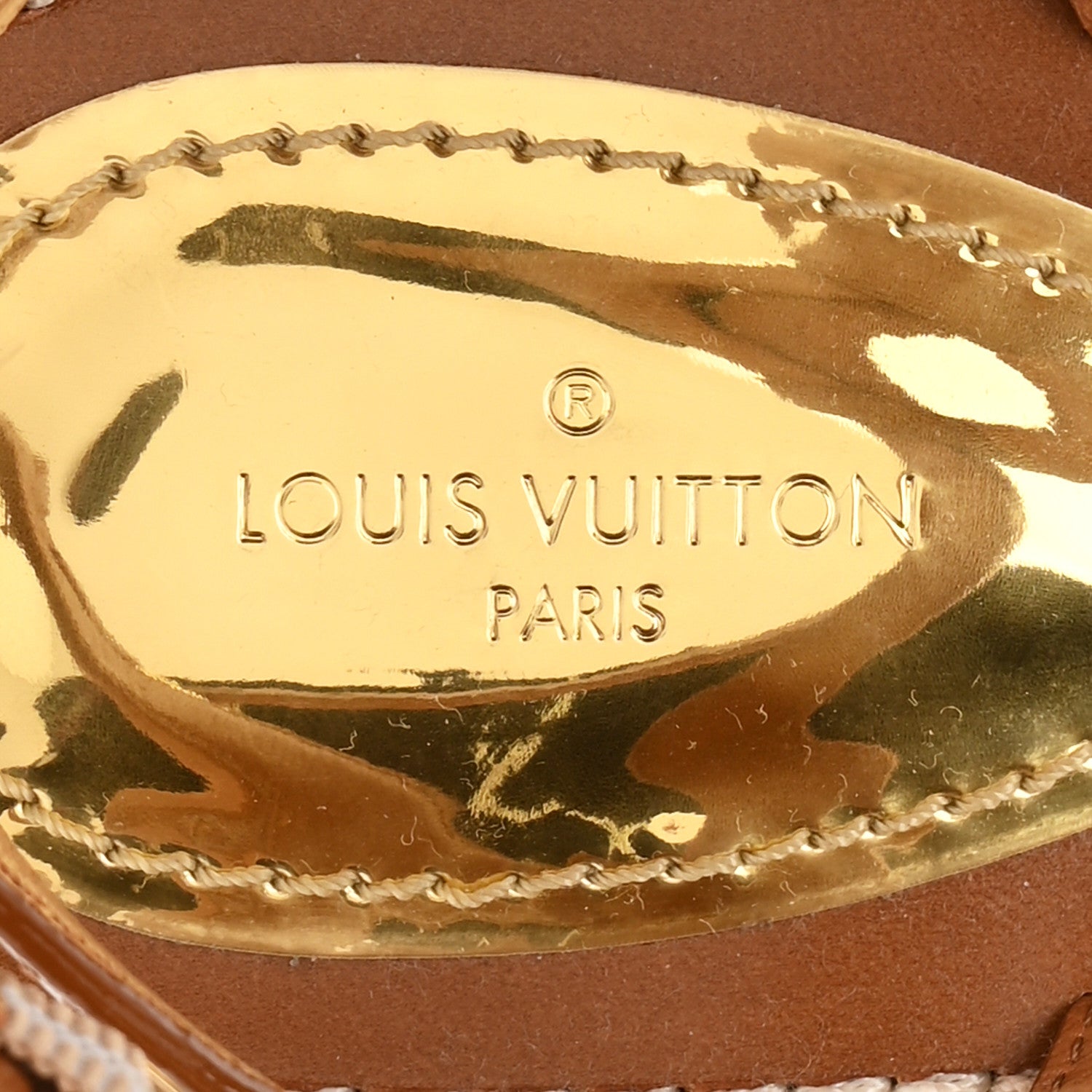 Louis Vuitton Monogram Explorer Flat Sandals 38 Cognac Brown 8 of 8