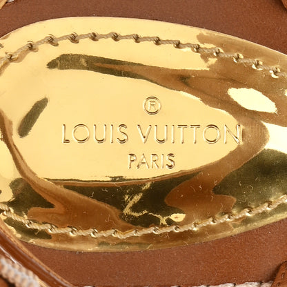 Louis Vuitton Monogram Explorer Flat Sandals 38 Cognac Brown 8 of 8