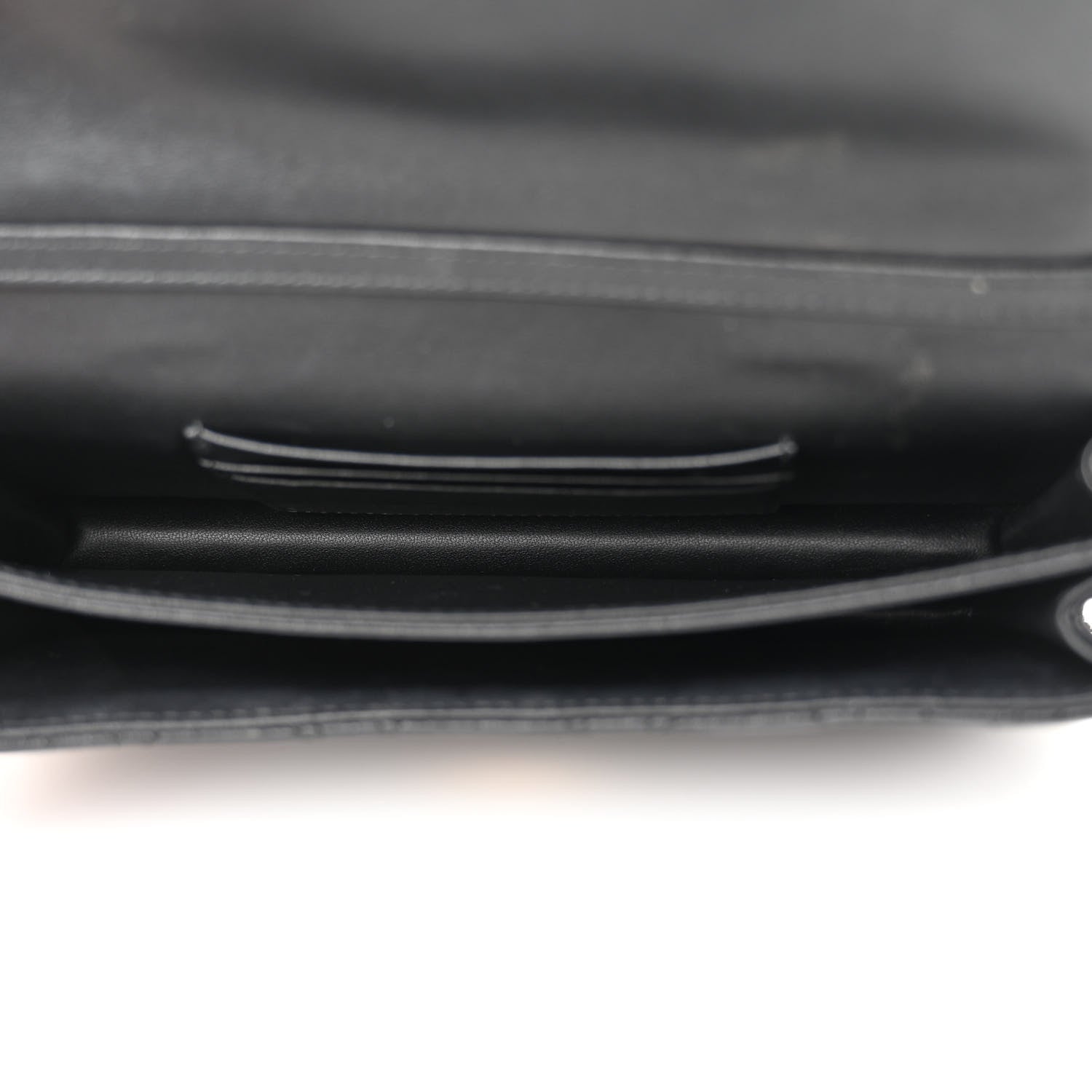 Christian Dior Lambskin Lady Dior Top Handle Clutch Black 5 of 15