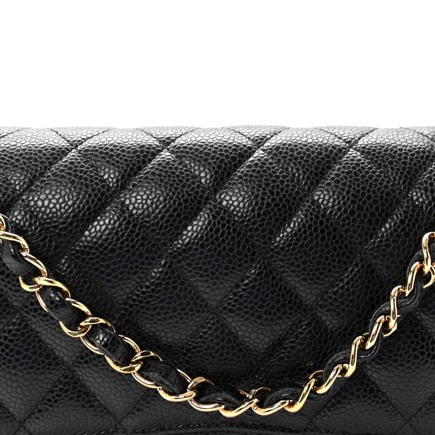 Chanel Caviar Quilted Medium Double Flap Black 8 of 10