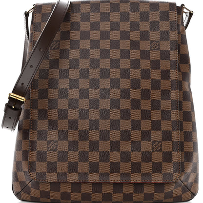 Louis Vuitton Damier Ebene Musette GM 3 of 9