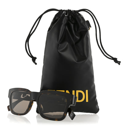 Fendi Acetate O'Lock Square Sunglasses FE401071 Tortoise 8 of 8