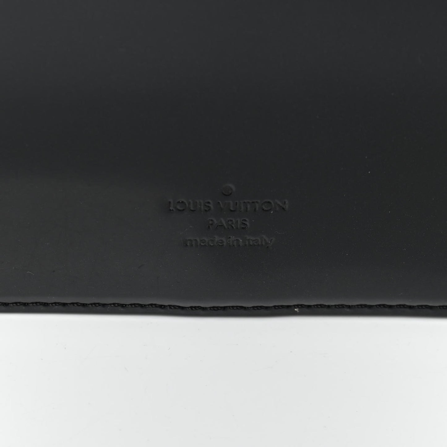 Patent Calfskin Monogram Cherrywood BB Black