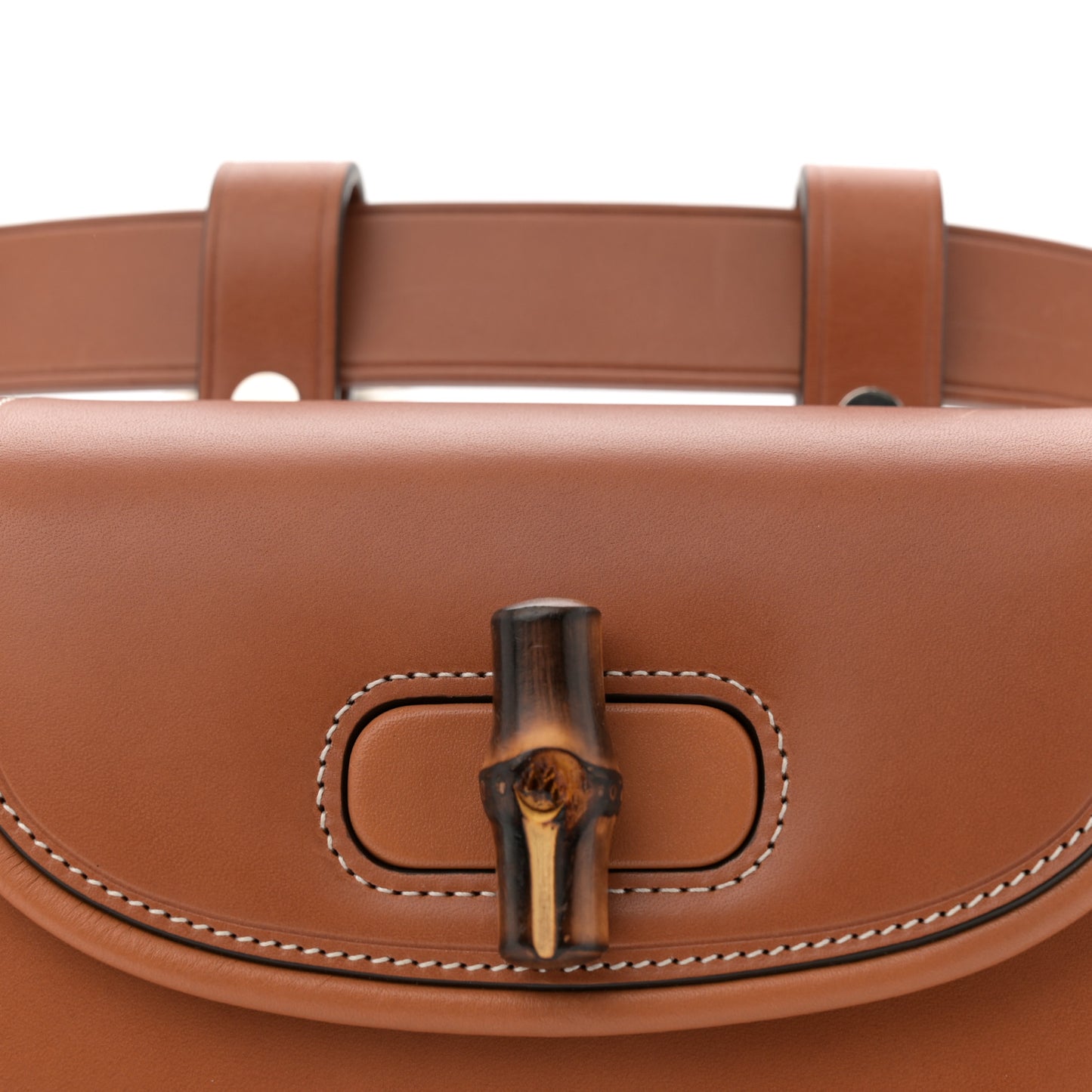 Calfskin Bamboo Mini 1947 Belt Bag 75 30 Brown