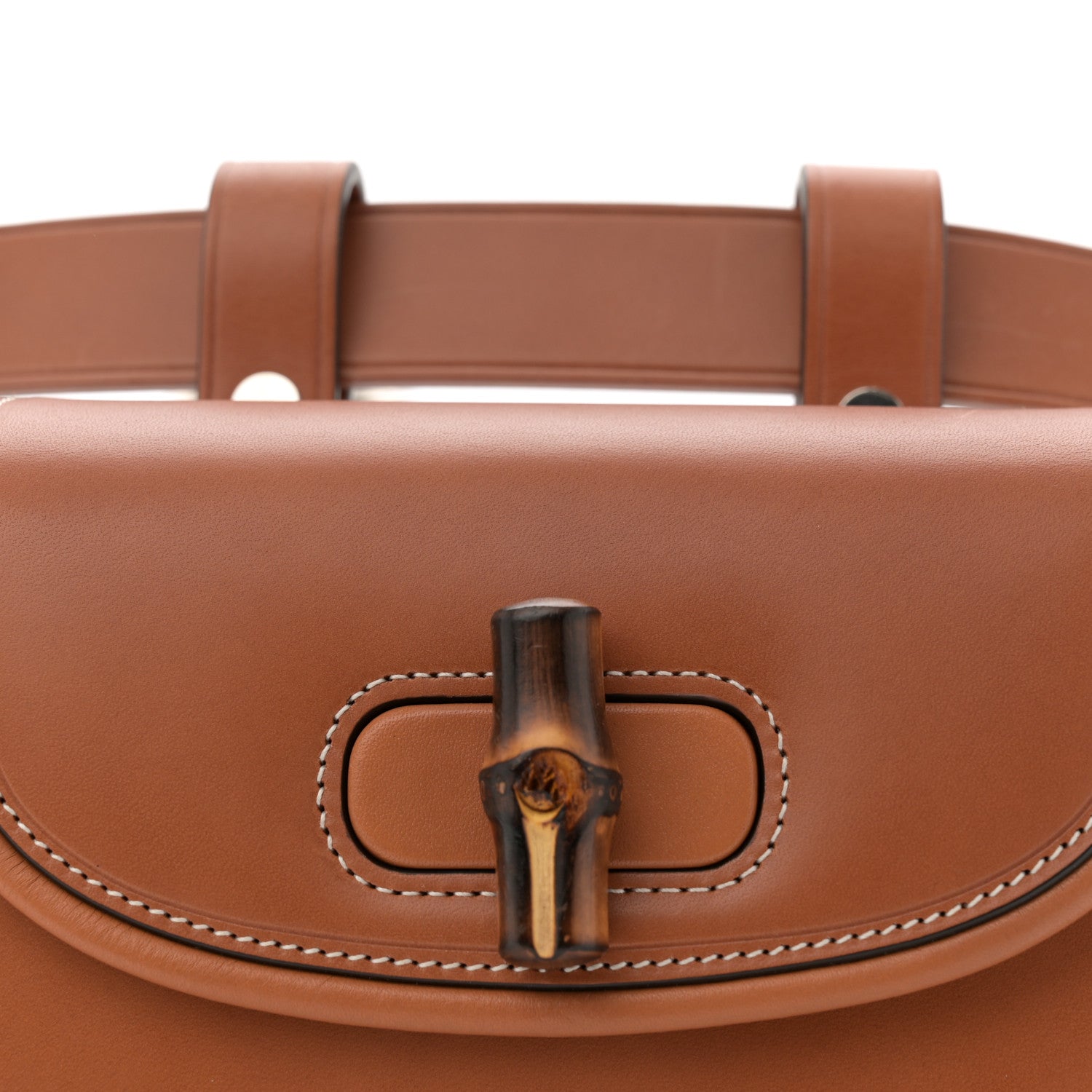 Gucci Calfskin Bamboo Mini 1947 Belt Bag 75 30 Brown 8 of 10