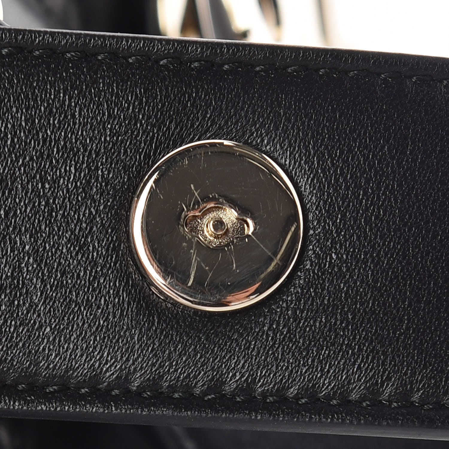 Christian Dior Lambskin Cannage Small Lucky Badges My Lady Dior Black 9 of 9