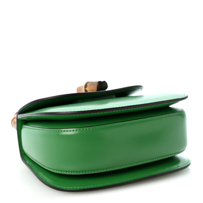 Gucci Boarded Dyana Lux Calfskin Mini Bamboo 1947 Top Handle Bag Spring Green 4 of 9